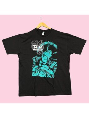 NIN Nine Inch Nails The Fragile Industrial Rock Band Tee XL